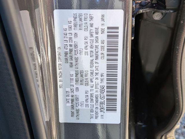 2025 Mazda Mazda CX-5 2.5 S Select Package
