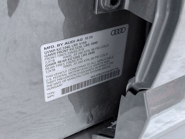 2025 Audi Q3 Premium S Line quattro