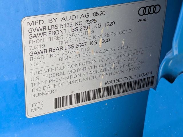 2020 Audi Q3 Premium Plus S line quattro