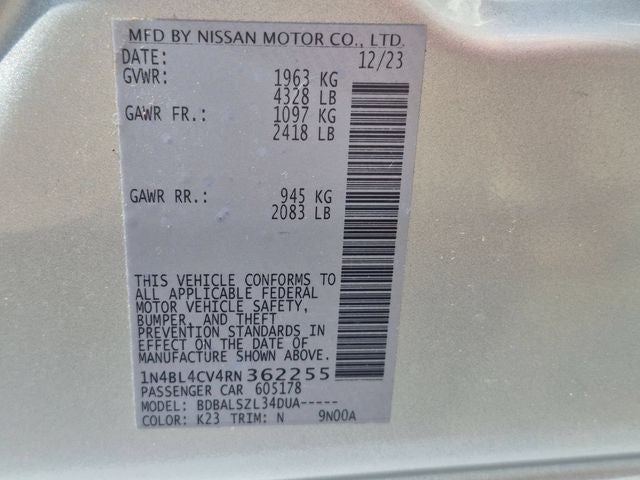 2024 Nissan Altima 2.5 SR