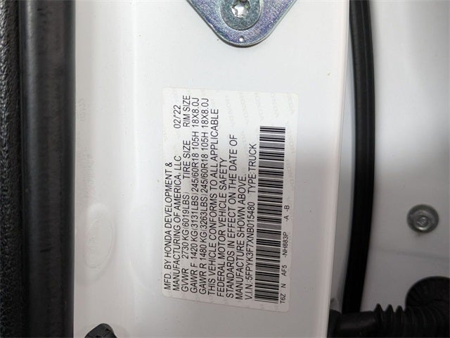 2022 Honda Ridgeline RTL-E