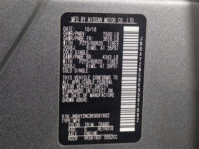 2019 Nissan Armada SL