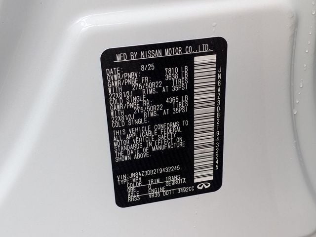 2026 INFINITI QX80 SPORT