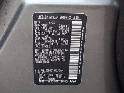 2026 INFINITI QX80 SPORT