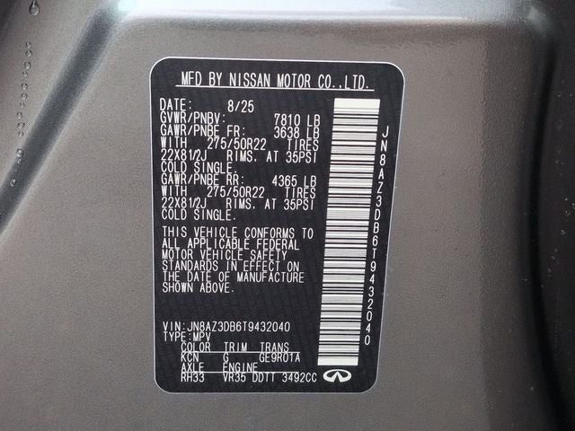 2026 INFINITI QX80 SPORT