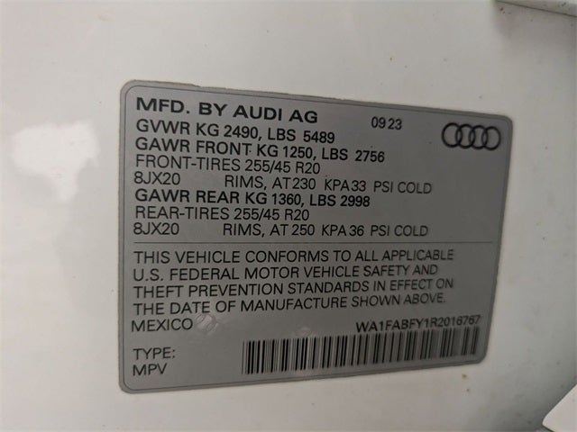 2024 Audi Q5 45 S line Prestige quattro