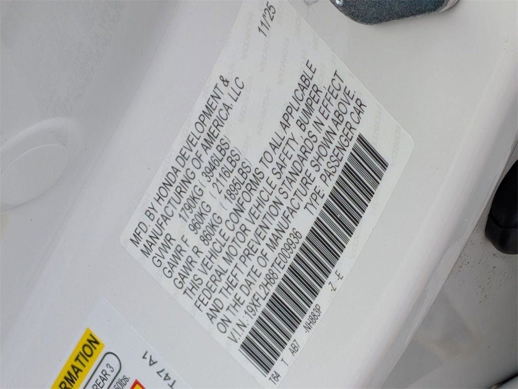 2026 Honda Civic Sport