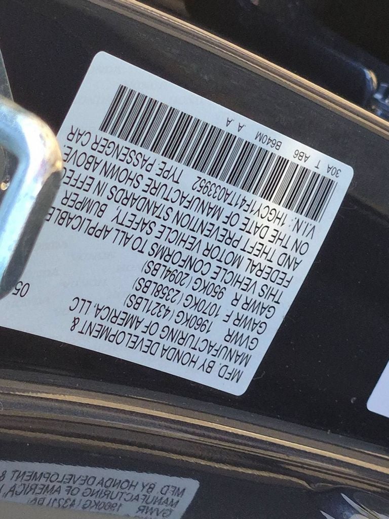 2026 Honda Accord SE