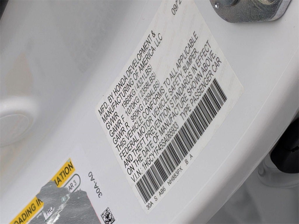 2025 Honda Accord SE