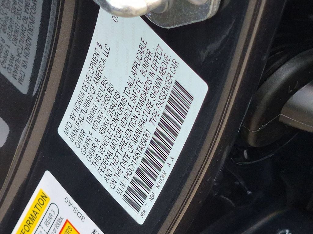 2026 Honda Accord SE