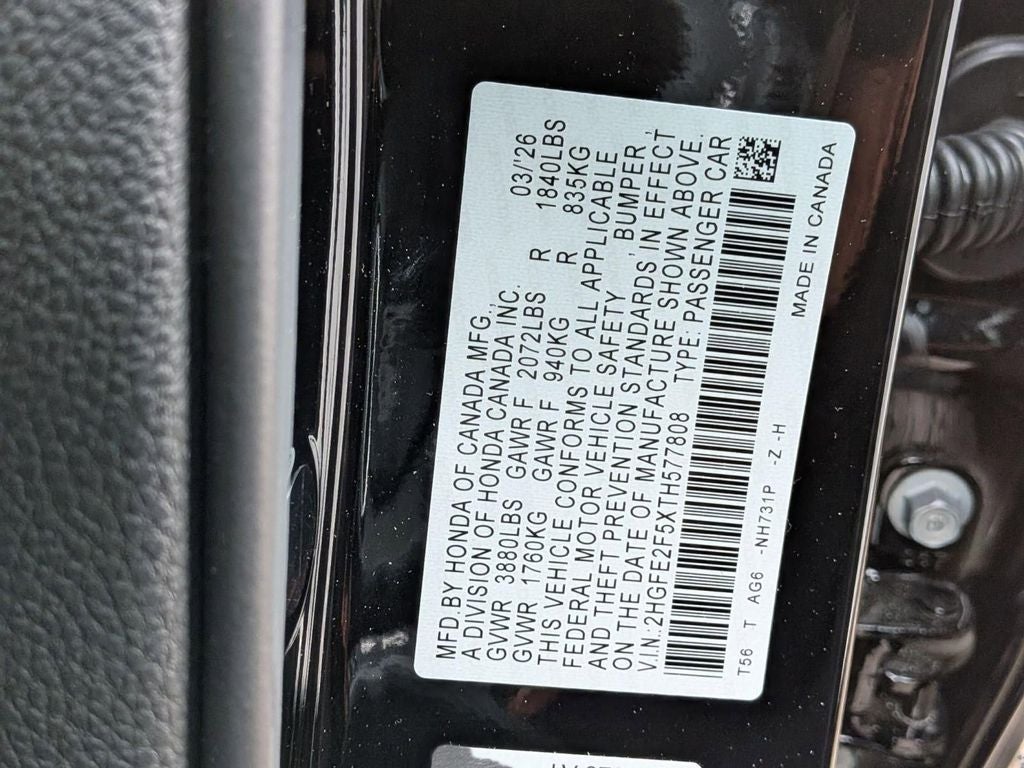 2026 Honda Accord SE