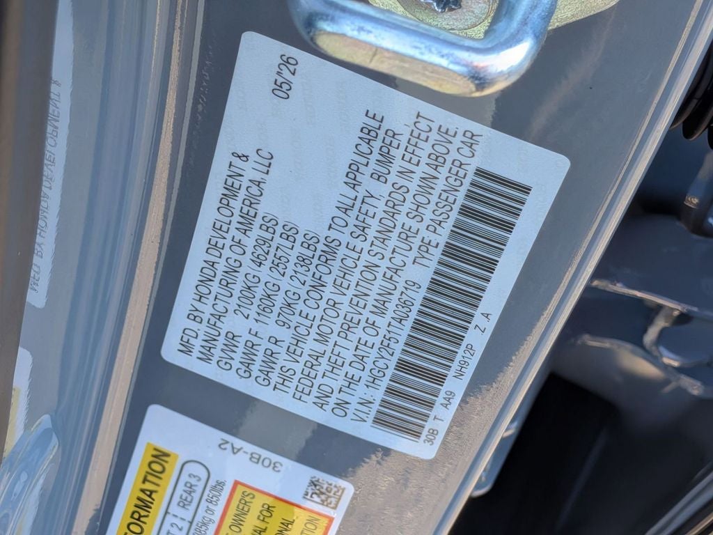 2026 Honda Accord Hybrid Sport