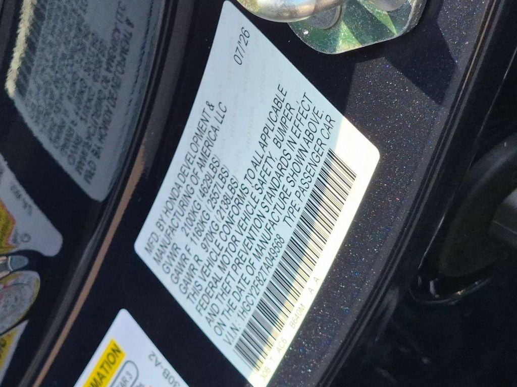 2026 Honda Accord Hybrid Touring