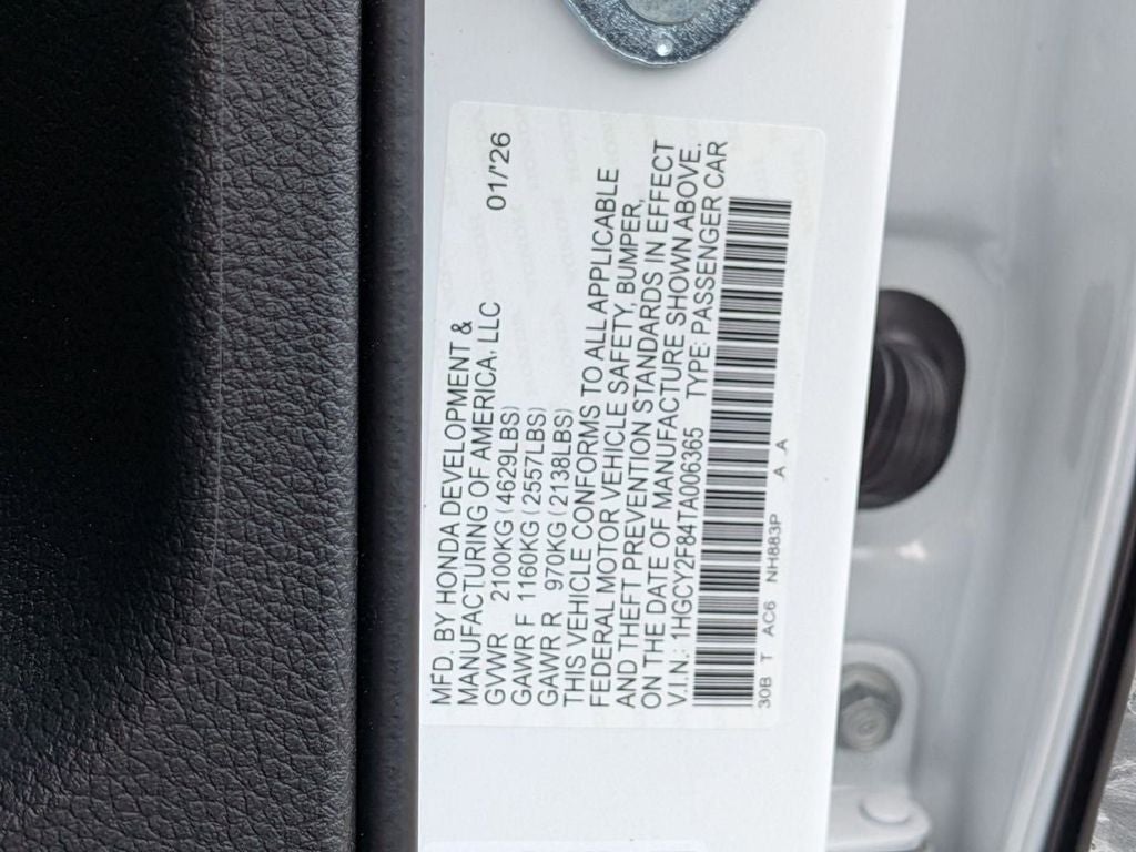 2026 Honda Accord Hybrid Touring