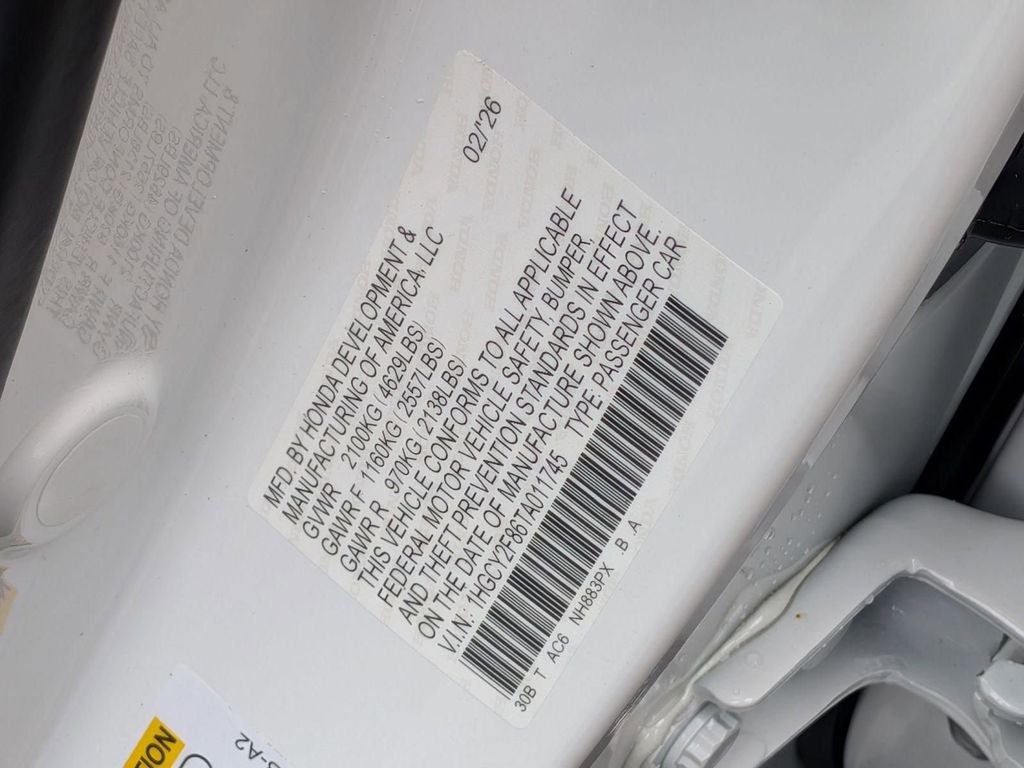 2026 Honda Accord Hybrid Touring