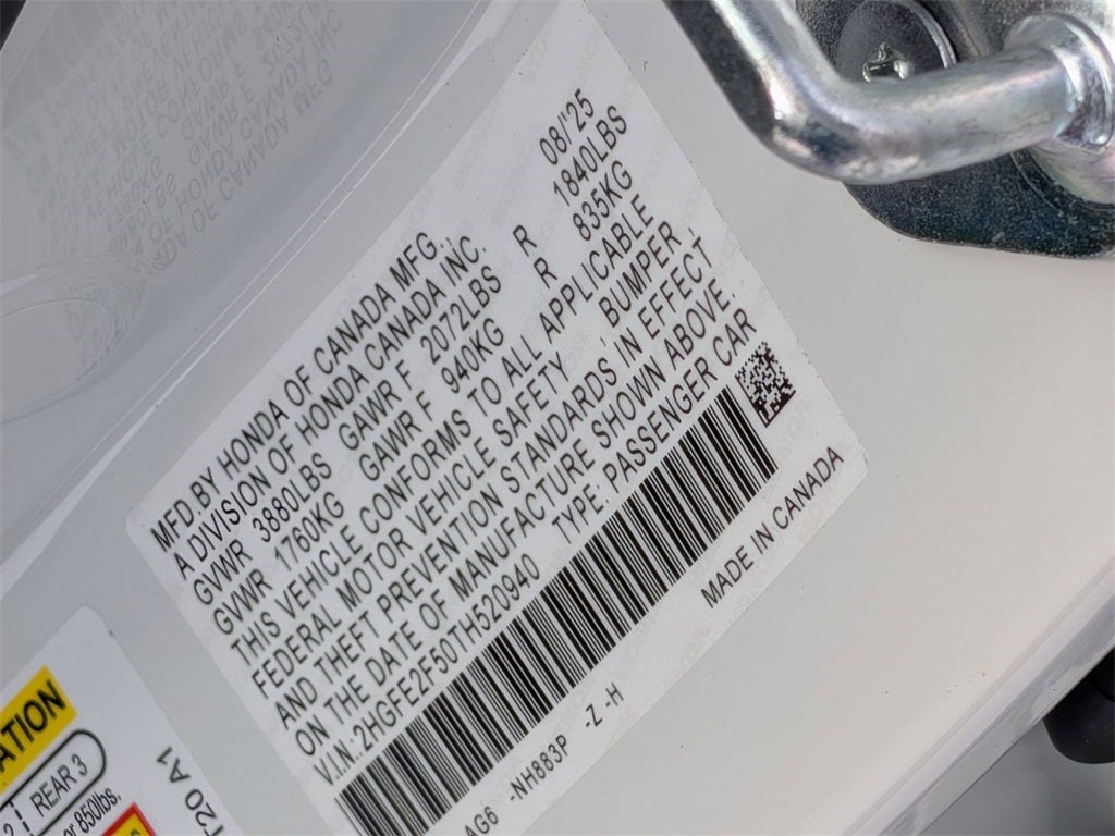 2026 Honda Civic Sport