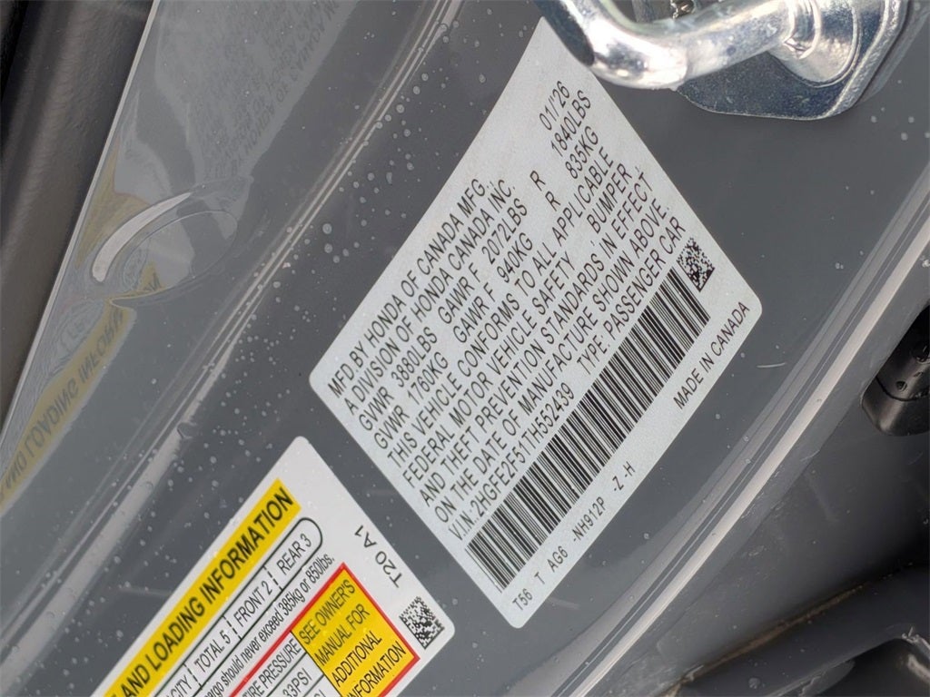 2026 Honda Civic Sport