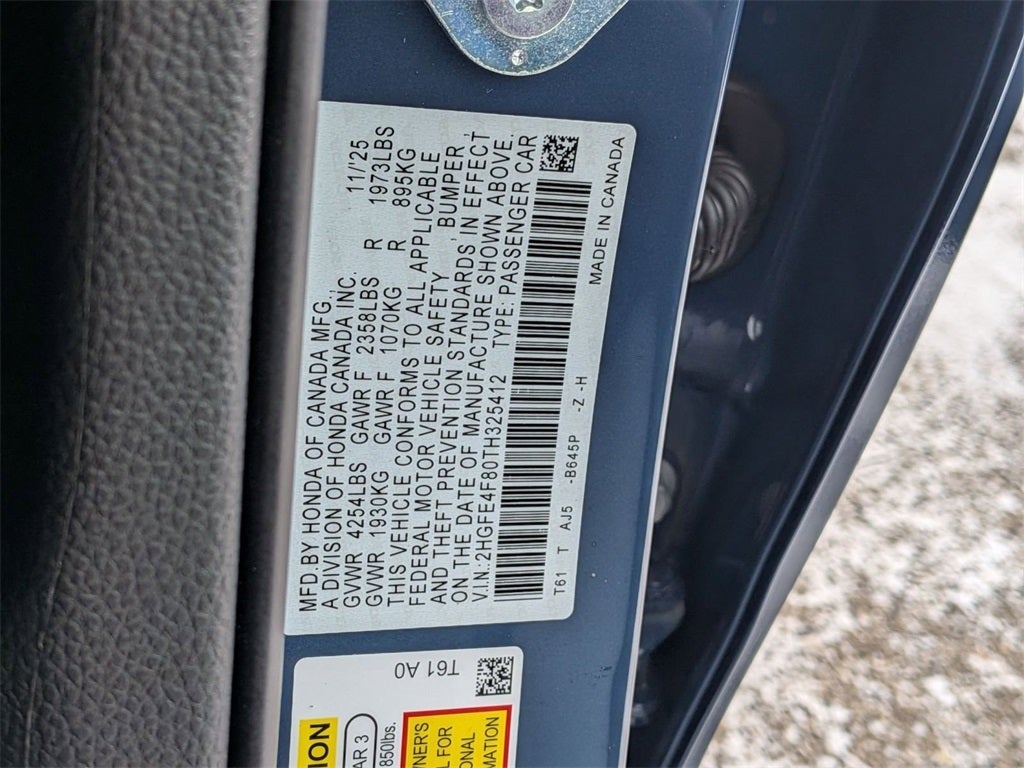 2026 Honda Civic Hybrid Sport Touring