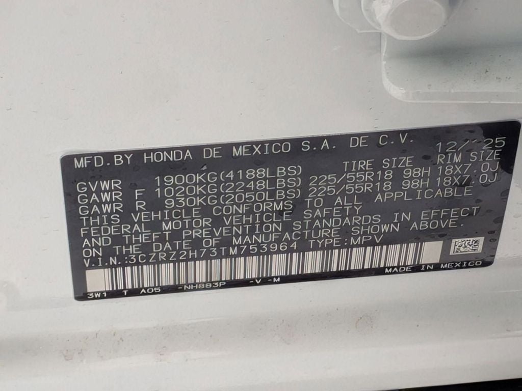 2026 Honda HR-V EX-L