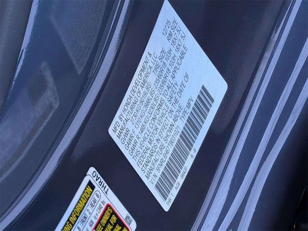 2026 Honda Odyssey EX-L