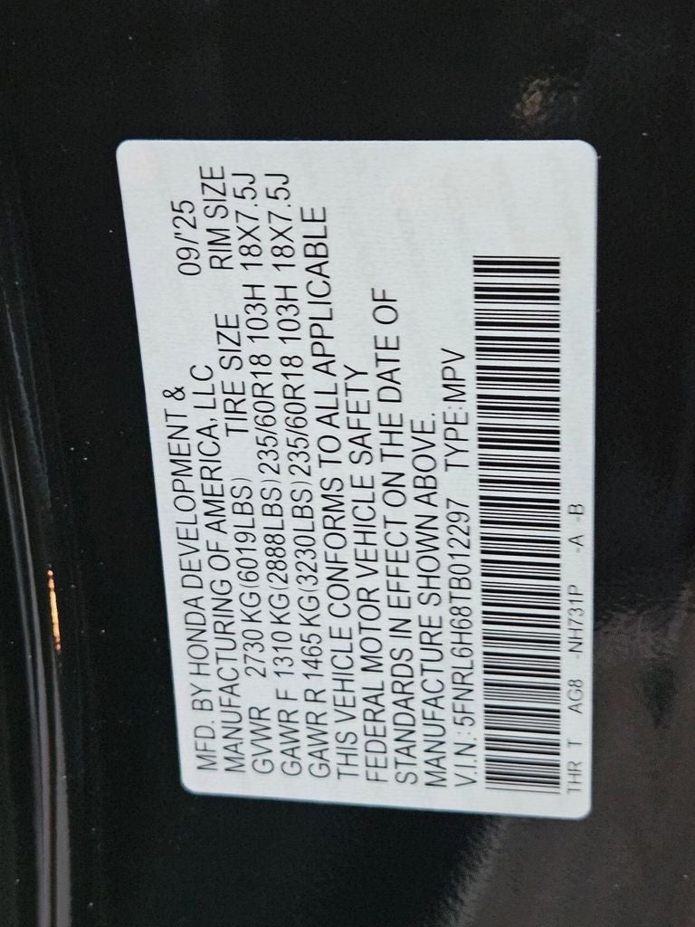 2026 Honda Odyssey EX-L