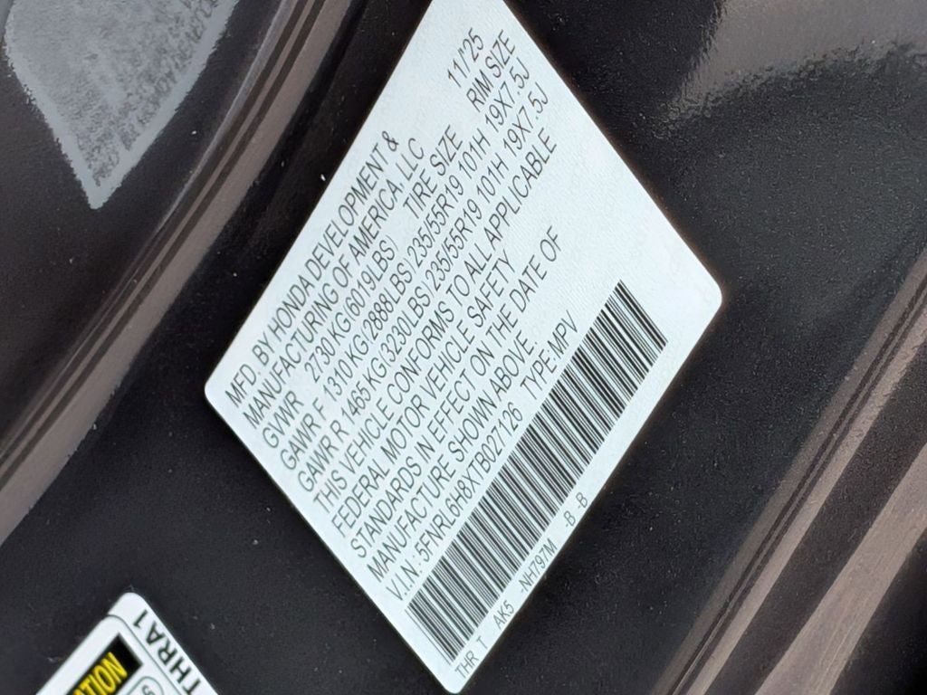 2026 Honda Odyssey Touring