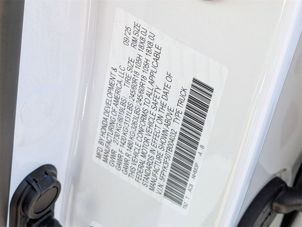 2026 Honda Ridgeline RTL