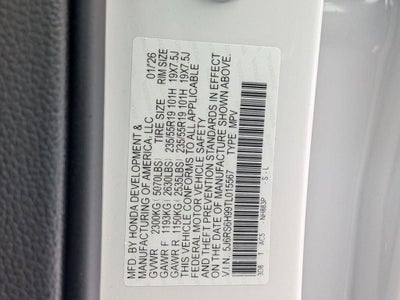 2026 Honda CR-V Hybrid Sport Touring