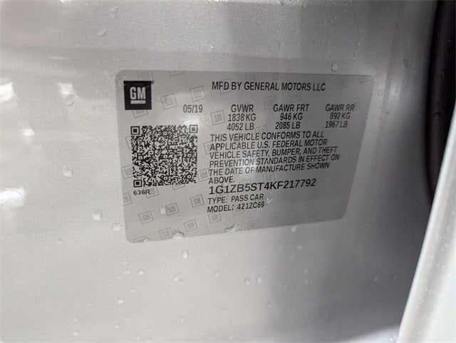 2019 Chevrolet Malibu LS 1LS