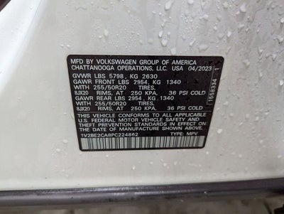 2023 Volkswagen Atlas Cross Sport 3.6L V6 SEL