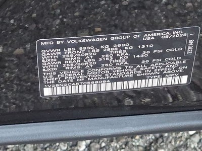 2026 Volkswagen Atlas 2.0T SEL
