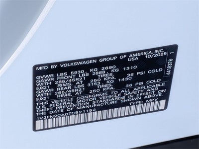 2026 Volkswagen Atlas 2.0T SEL Premium R-Line