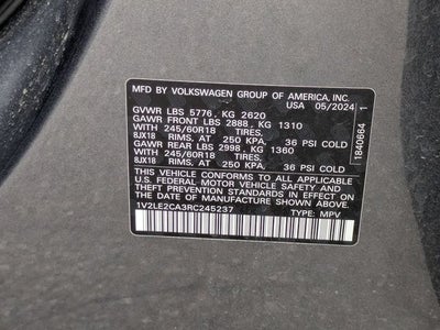 2024 Volkswagen Atlas Cross Sport 2.0T SE