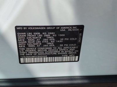 2026 Volkswagen Atlas 2.0T SE