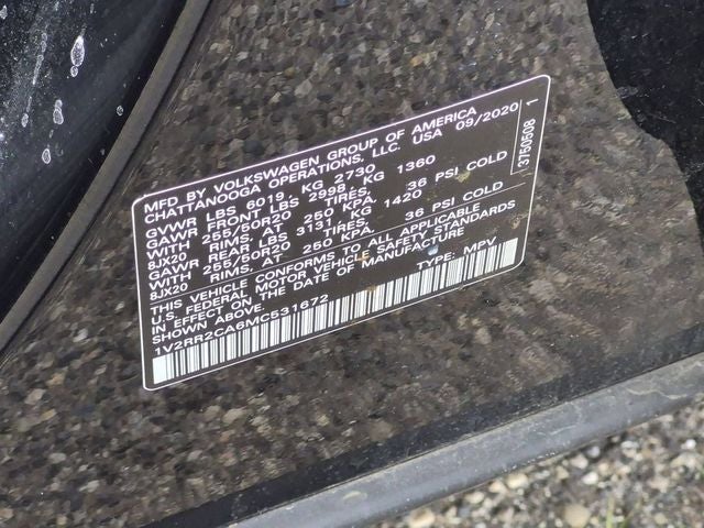 2021 Volkswagen Atlas 3.6L V6 SE w/Technology R-Line