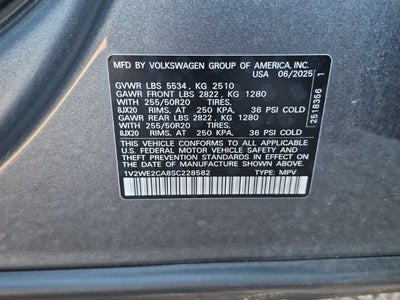 2025 Volkswagen Atlas Cross Sport 2.0T SE w/Technology