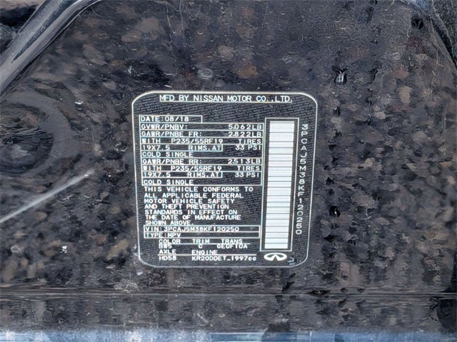 2019 INFINITI QX50 ESSENTIAL