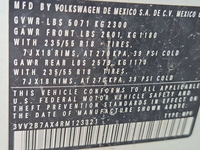2024 Volkswagen Tiguan 2.0T SE