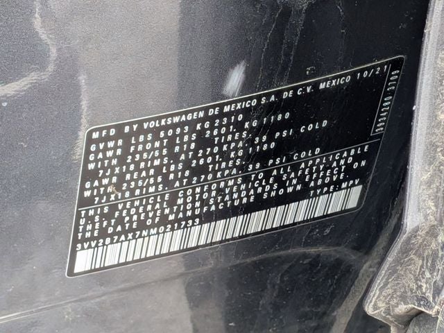 2022 Volkswagen Tiguan 2.0T SE