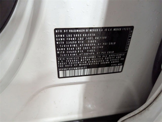 2022 Volkswagen Tiguan 2.0T SE R-Line Black