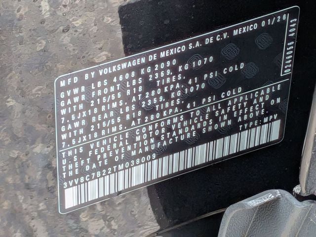 2026 Volkswagen Taos 1.5T S