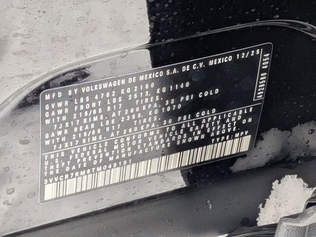 2026 Volkswagen Tiguan 2.0T S