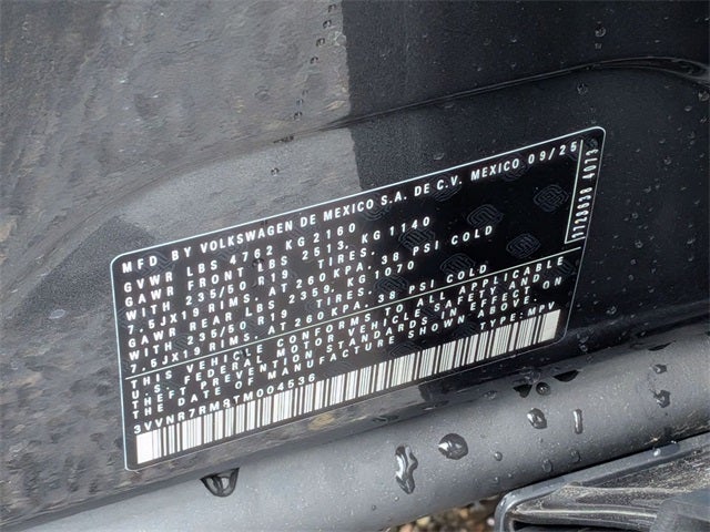 2026 Volkswagen Tiguan 2.0T SE