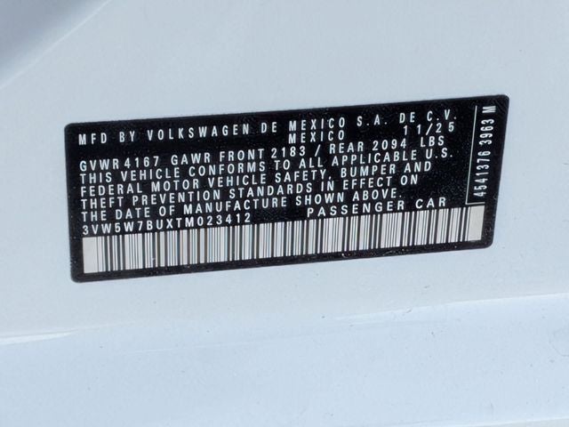 2026 Volkswagen Jetta 1.5T S