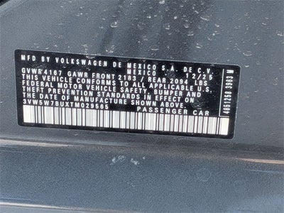 2026 Volkswagen Jetta 1.5T S