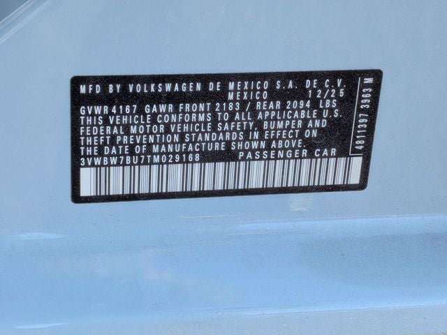 2026 Volkswagen Jetta 1.5T Sport
