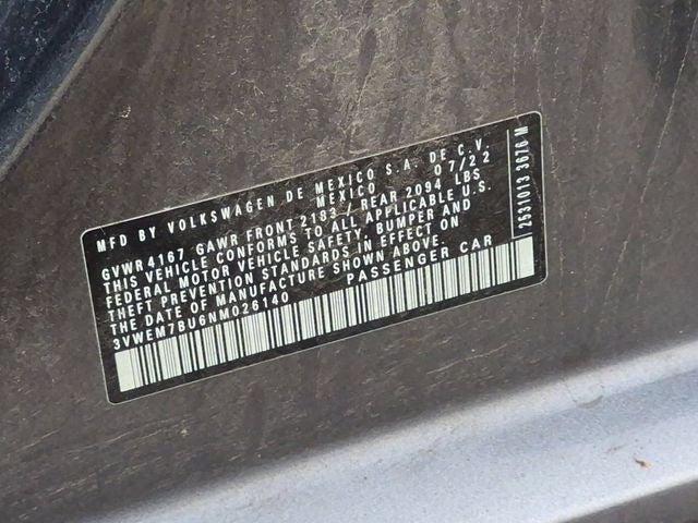 2022 Volkswagen Jetta 1.5T SE