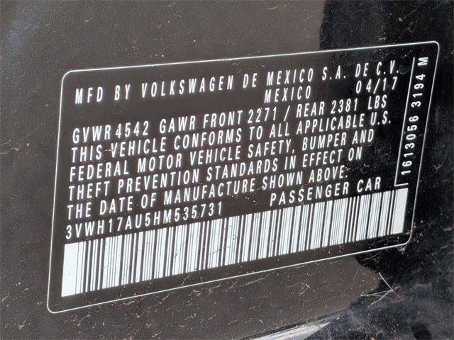 2017 Volkswagen Golf Alltrack TSI SE 4Motion