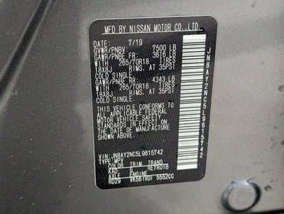 2020 Nissan Armada SV