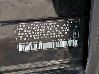 2013 Volkswagen Golf 2.5L